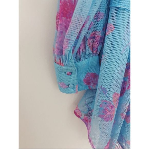 LoveShackFancy Varsha Dress in Ocean Reef Size 2 NWT - Picture 10 of 13